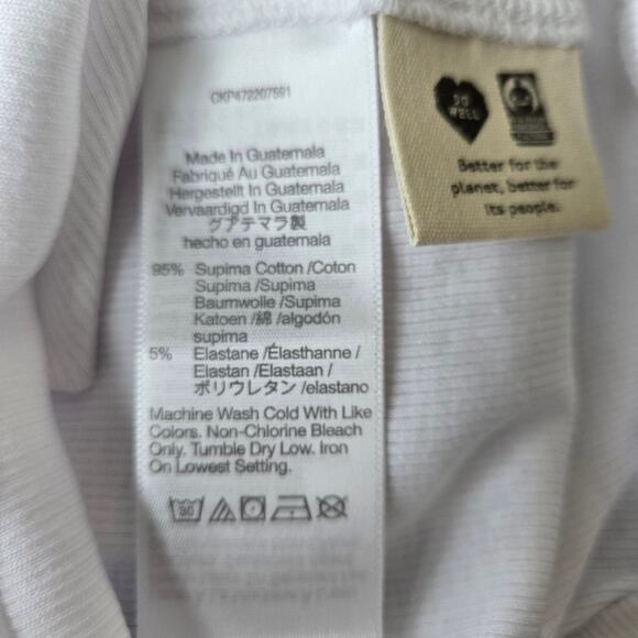 Madewell Supima® Rib One-Shoulder Tank Size XXS NWT - Picture 6 of 7